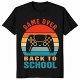 Game over teacher shirt in black