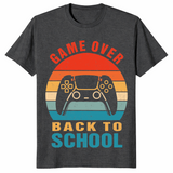 Game over teacher shirt in dark heather grey