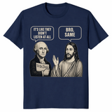 George Washington And Jesus Same Energy Funny Shirt | Cuccico