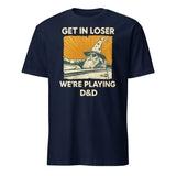 Cuccico Get In Loser DnD Shirt in Navy – RPG Gaming Shirt for Players