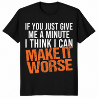 Give Me A Minute shirt Black front
