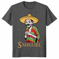 Goblin Wearing Smiguel Sombrero Poncho T Shirt | Funny Fiesta Tee | Cuccico