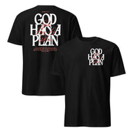 God has a plan shirt in black