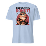 Light Blue Goddammit Donut Shirt featuring Dungeon Crawler Carl by Cuccico