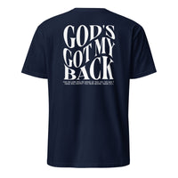 Close-up of God's Got My Back print quality