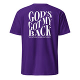Person wearing God's Got My Back shirt