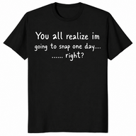 Going to snap shirt in black