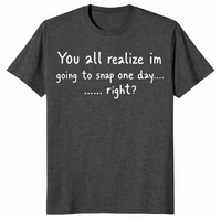 Going to snap shirt in dark heather grey