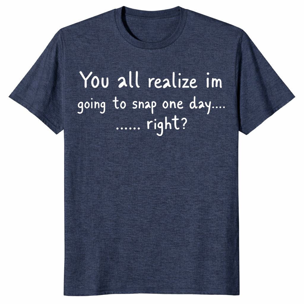 Going to snap shirt in heather navy