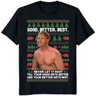 Good Better Best Shirt black Cuccico motivational quote design