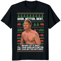 Good Better Best Shirt black Cuccico motivational quote design