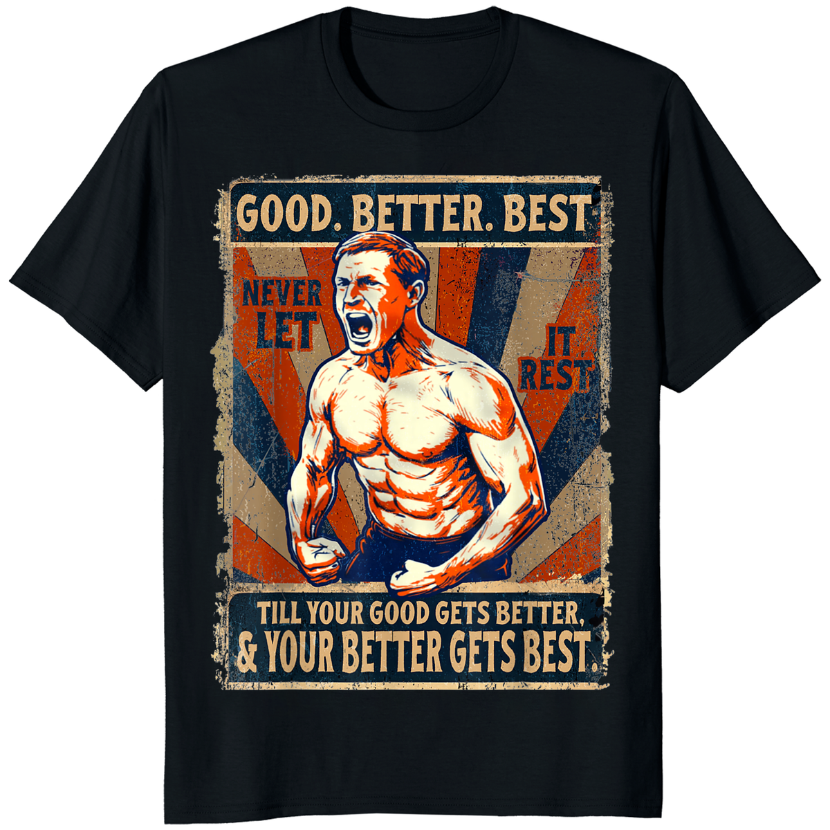 Good Better Best Xmas T-Shirt – Ben Johnson Motivational Holiday Tee | Cuccico | Cuccico