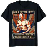 Good Better Best Xmas T-Shirt – Ben Johnson Motivational Holiday Tee | Cuccico | Cuccico