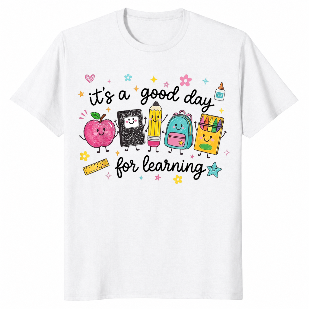 Good day for learning shirt white