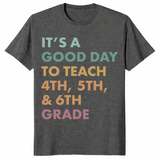 Good day to teach shirt dark heather