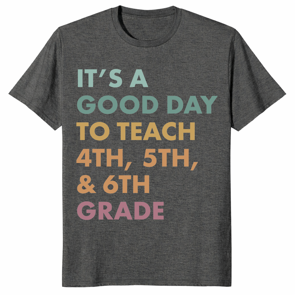 Good day to teach shirt dark heather