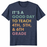 Good day to teach shirt heather navy