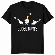 Goose Bumps Volleyball Shirt in black