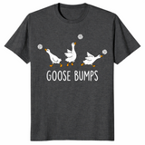 Goose Bumps Volleyball Shirt in dark heather grey