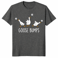 Goose Bumps Volleyball Shirt in dark heather