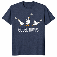 Goose Bumps Volleyball Shirt in heather navy