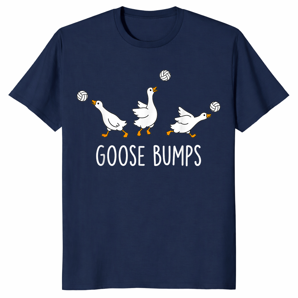 Goose Bumps Volleyball Shirt in navy