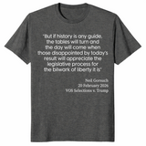 Gorsuch VOS Selections V Trump 2026 SCOTUS Ruling T-Shirt | Cuccico