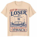 Greek mythology shirt in sand