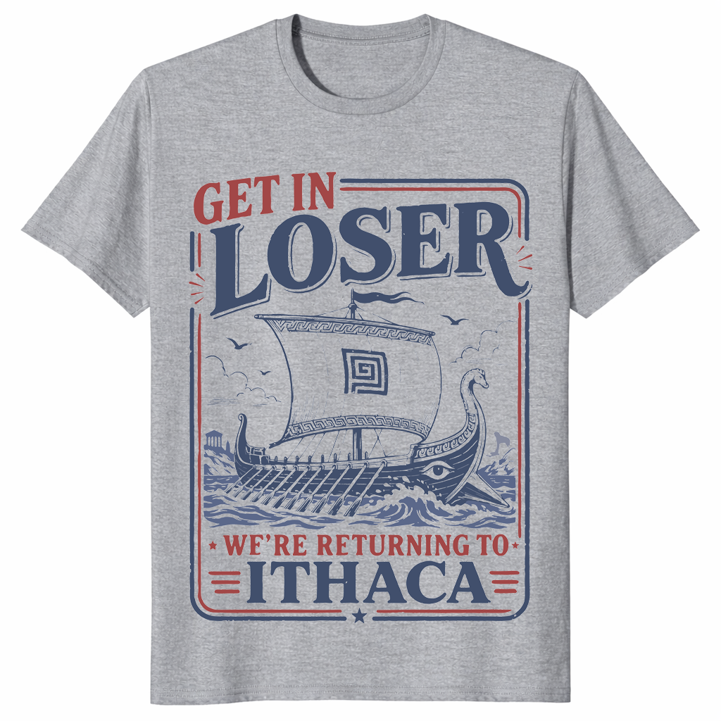 Greek mythology shirt in sport grey