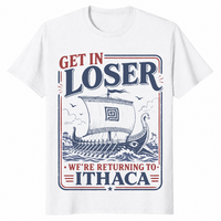 Greek mythology shirt in white