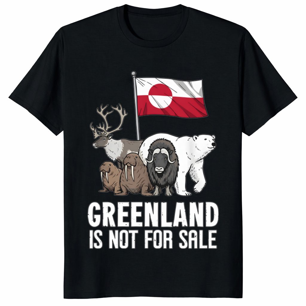 Greenland Is Not For Sale Shirt — Hands Off Greenland Anti Trump Protest Tee