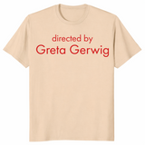 Greta Gerwig shirt in sand