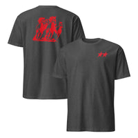 Grey and red horse print tee inspired by Little Disasters, by Cuccico