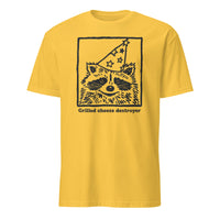Grilled Cheese Destroyer Party Animal T-shirt in Daisy Yellow by Cuccico