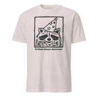Grilled Cheese Destroyer Party Animal T-shirt in Ice Grey by Cuccico