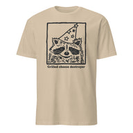 Grilled Cheese Destroyer Party Animal T-shirt in Sand by Cuccico