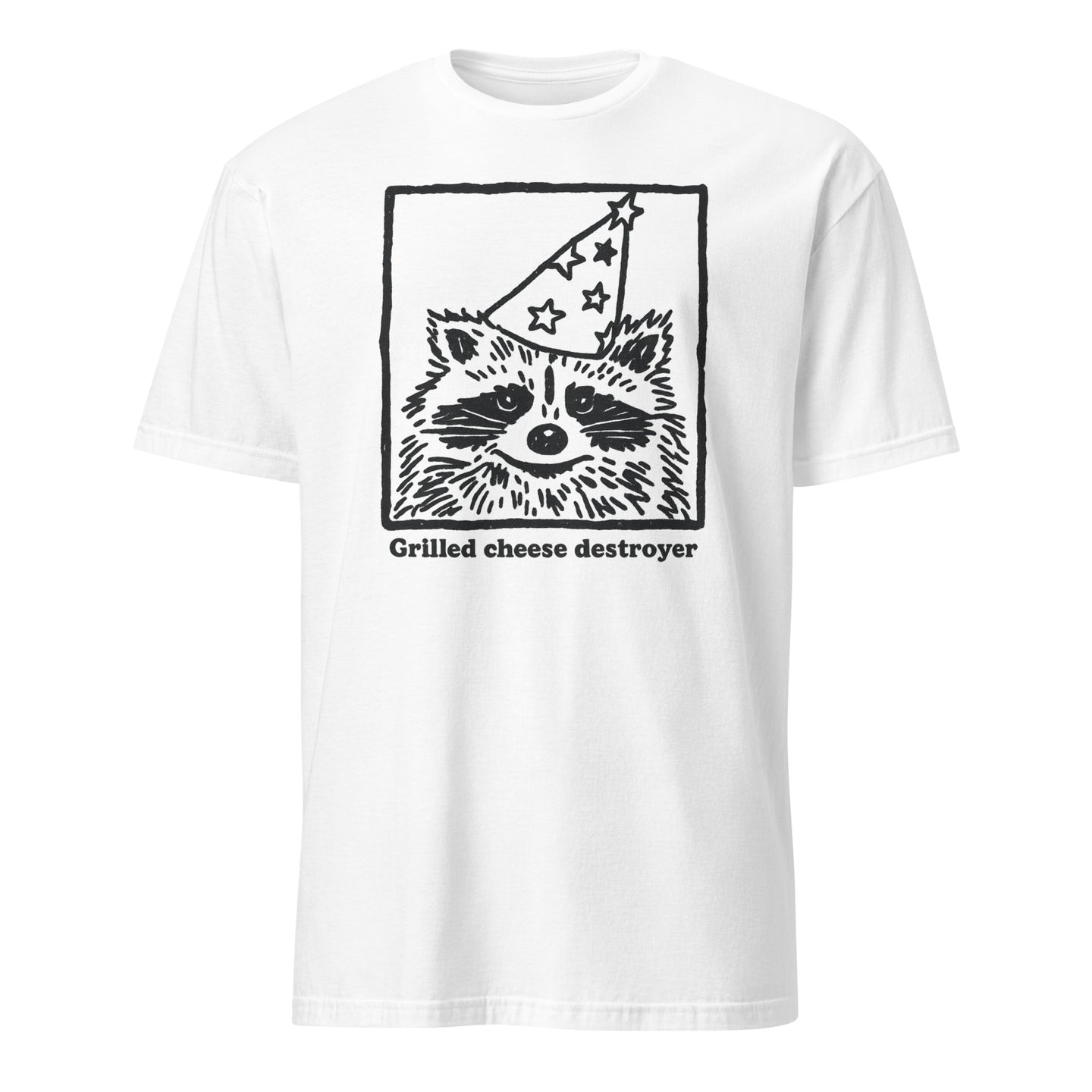 Grilled Cheese Destroyer Party Animal T-shirt in White by Cuccico