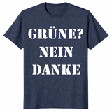 Gruene Nein Danke shirt heather navy