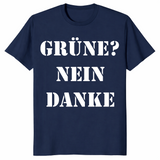 Gruene Nein Danke shirt in navy