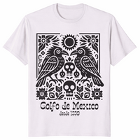 Gulf of Mexico crow shirt in ice grey