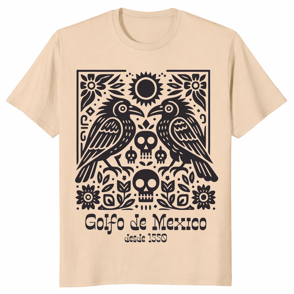 Gulf of Mexico crow shirt in sand
