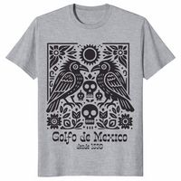 Gulf of Mexico crow shirt in sport grey