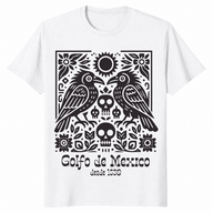 Gulf of Mexico crow shirt in white