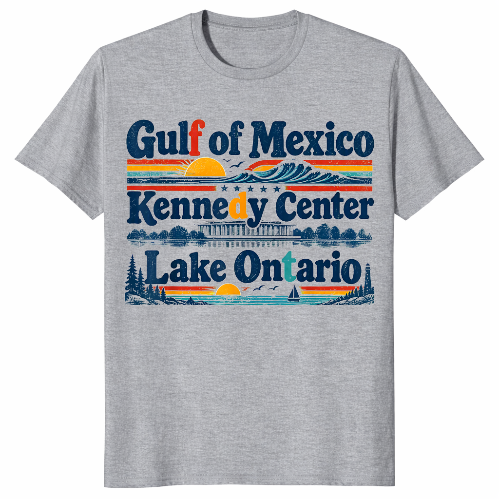 Gulf of Mexico Kennedy Center shirt in sport grey