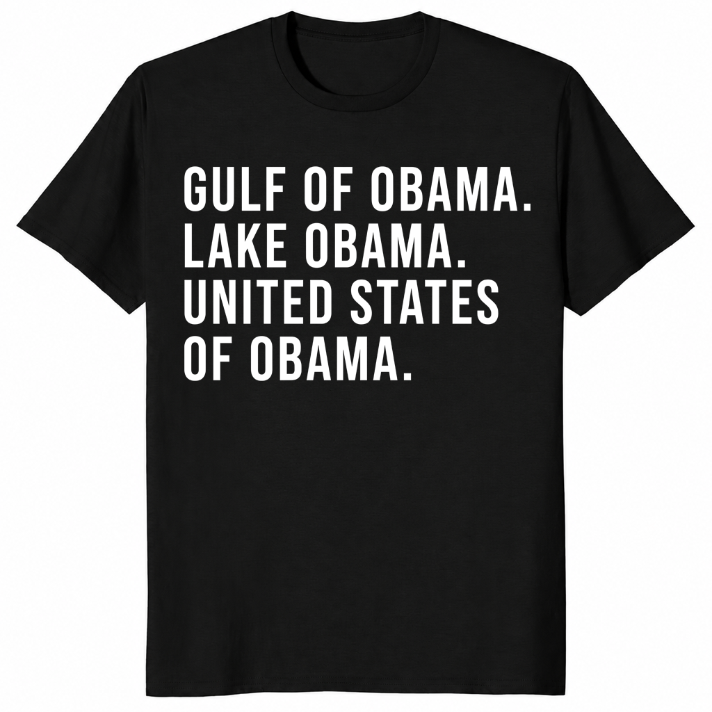 Gulf of obama shirt in black