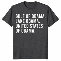 Gulf of obama shirt in dark heather grey