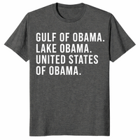 Gulf of obama shirt in dark heather