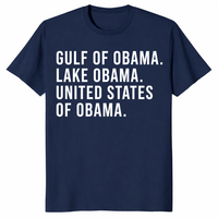 Gulf of obama shirt in navy