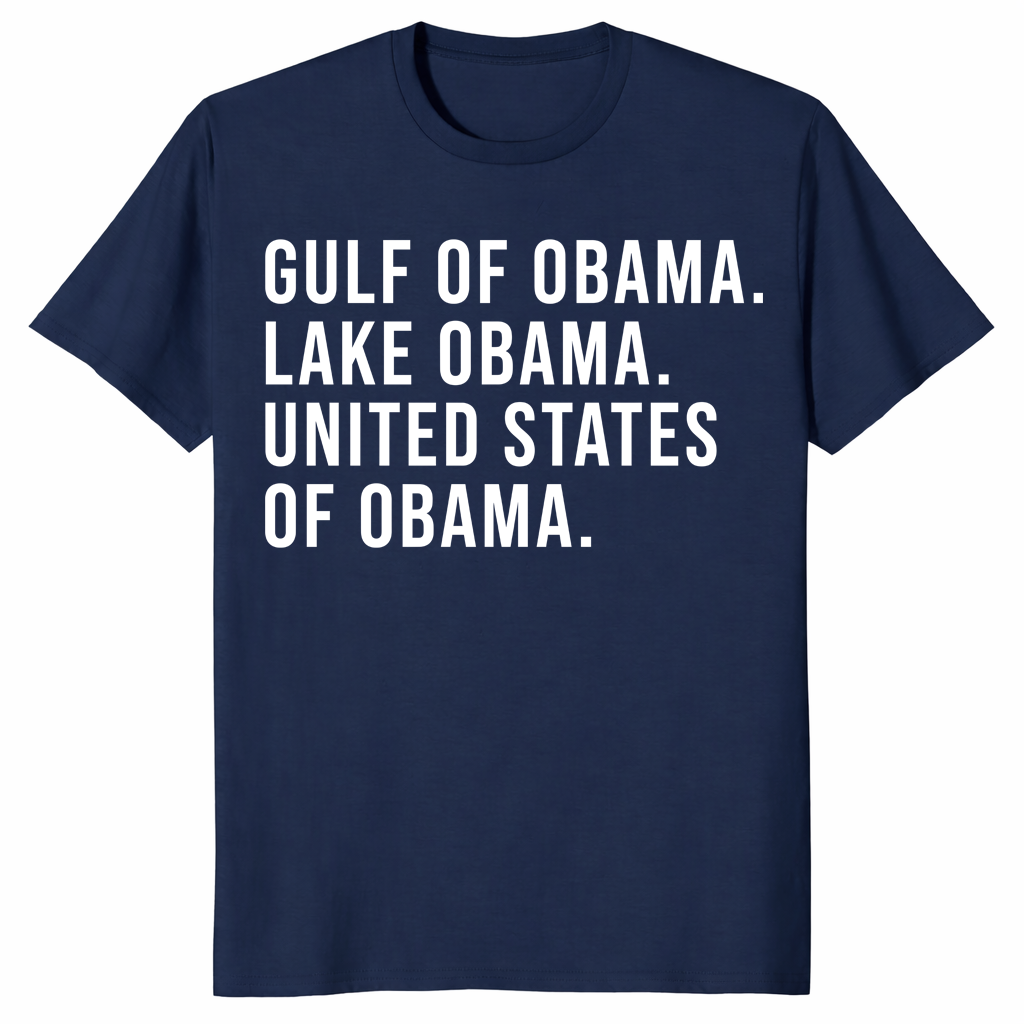 Gulf of obama shirt in navy