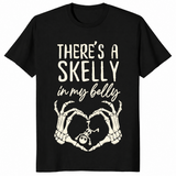 Halloween Pregnancy spooky mama announcement t-shirt in black